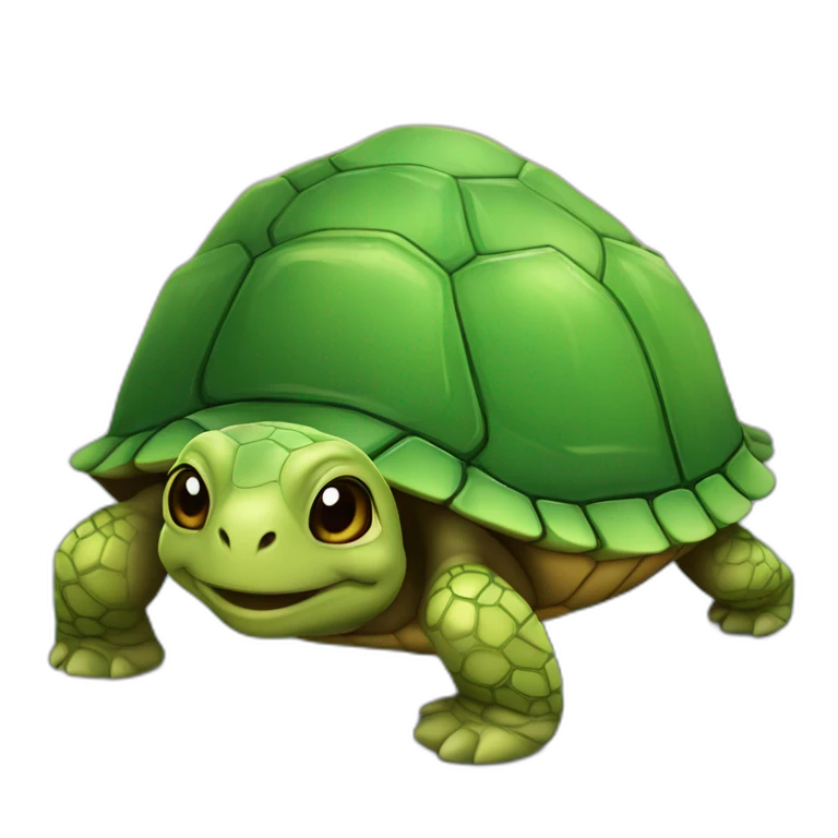 Tortue sur tortue emoji