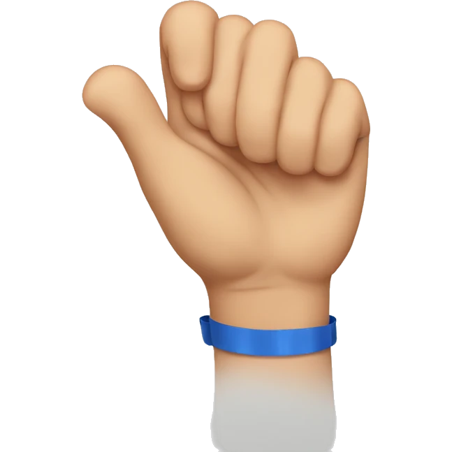 thumbs with ribbon emoji