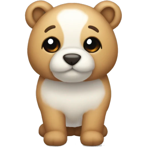 Peluche con moñito emoji