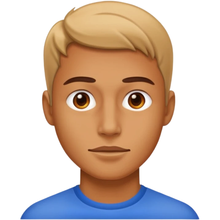 A person who has the sharpest jawline emoji