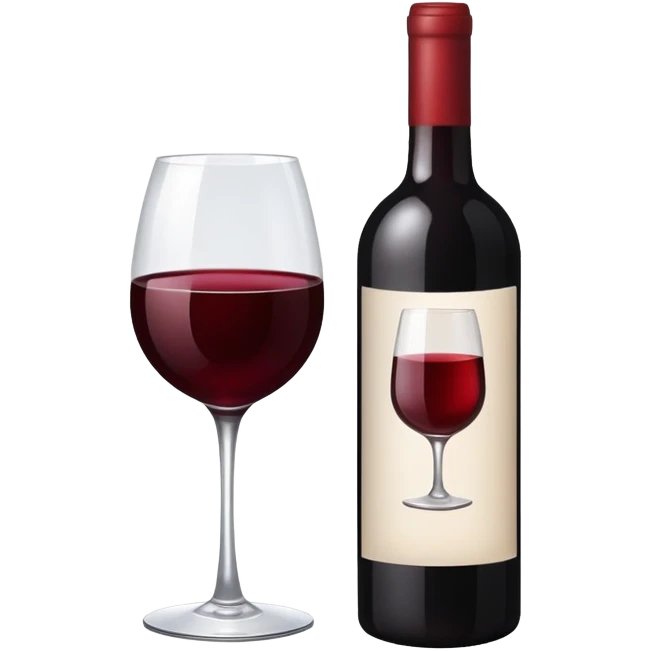 wine bottle emoji