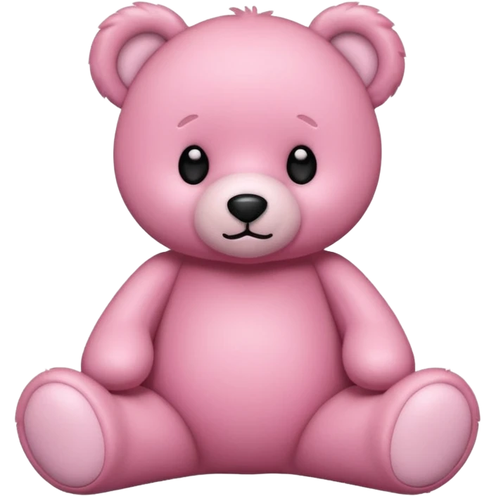 pink teddy bear emoji