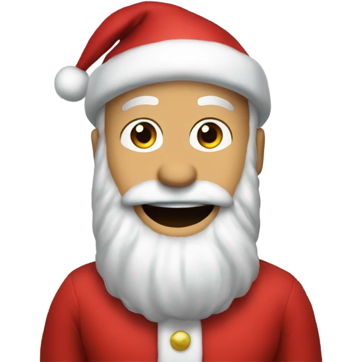 A picture of me as Santa emoji