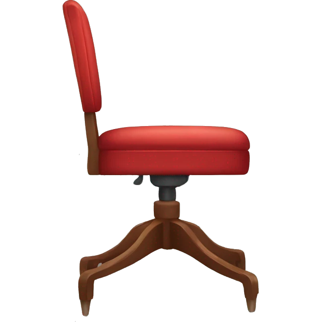 a red chair emoji