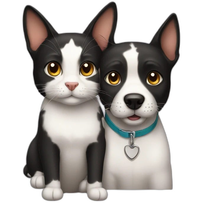 dog and cat emoji