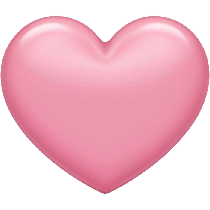 Baby pink heart emoji