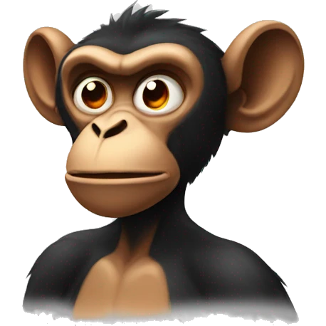 monkey with devil horns on head emoji