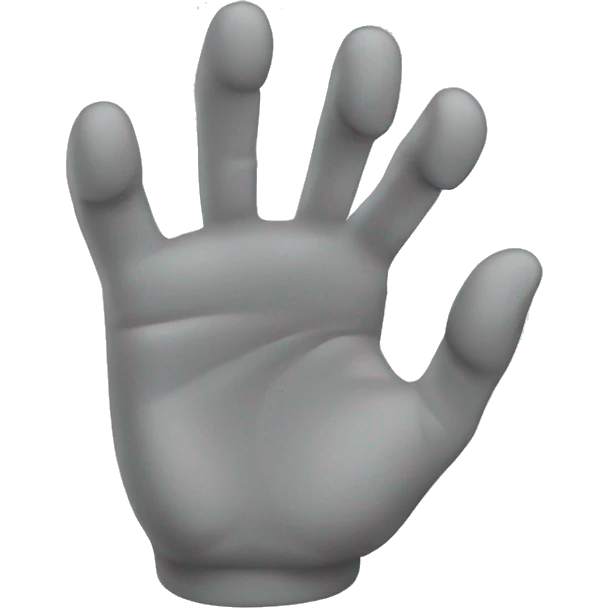 Light grey claw hand movement emoji