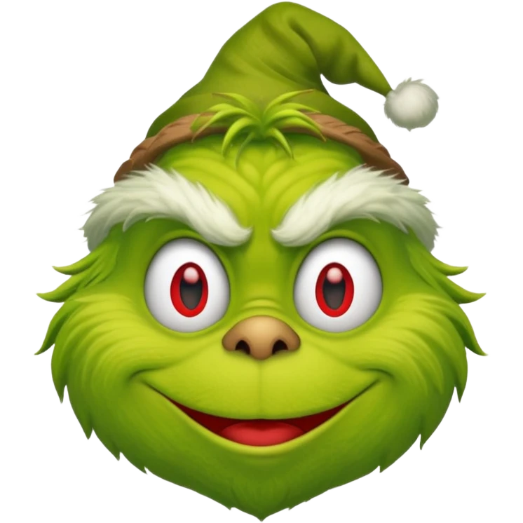 Sneaky grinch emoji