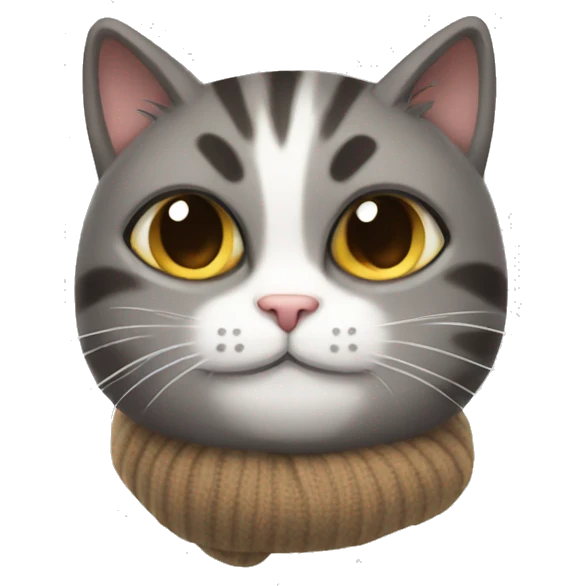 Cat with mittens emoji