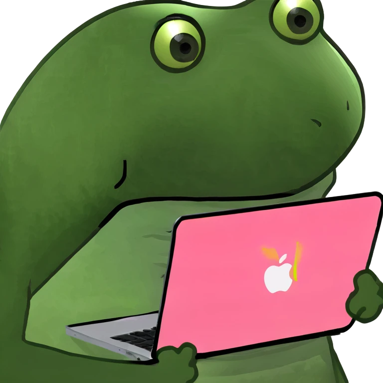 Pink MacBook emoji