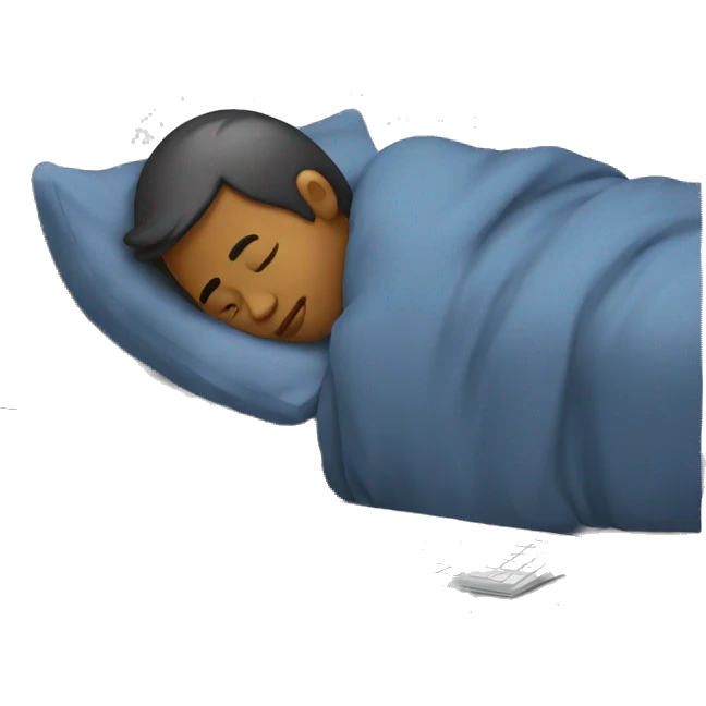 sleeping connected to computer emoji