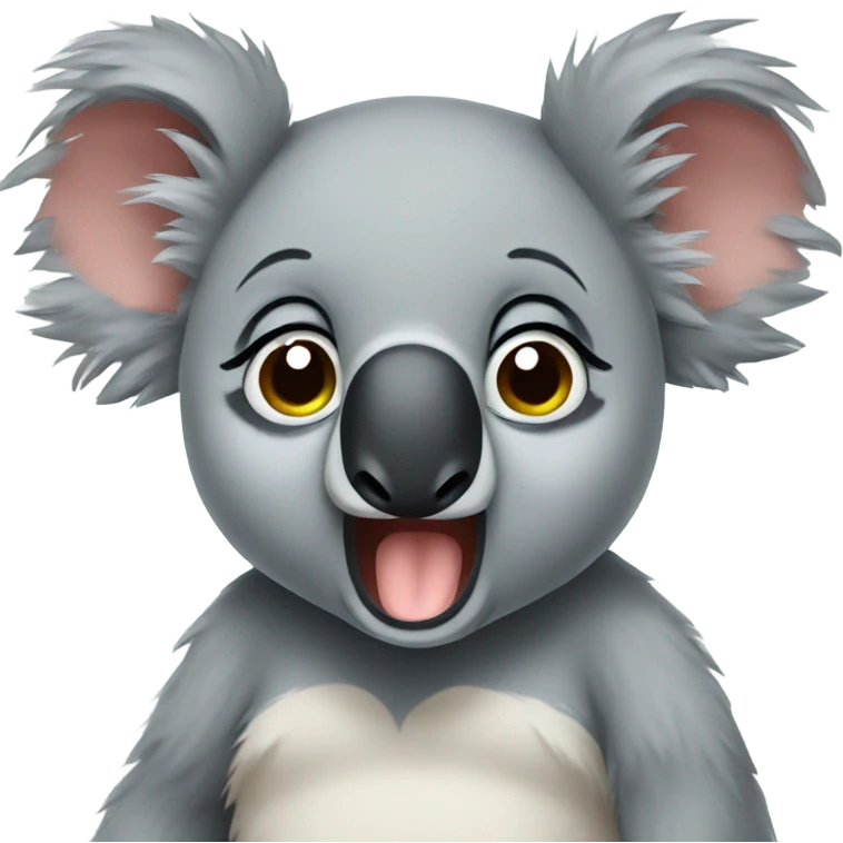 Koala crying  emoji