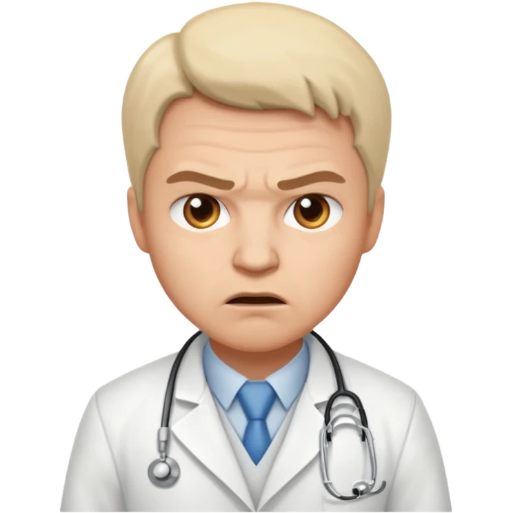 angry doctor emoji