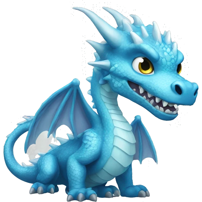 Ice dragon emoji