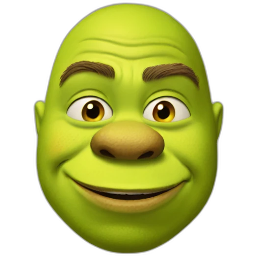Shrek's kiss emoji
