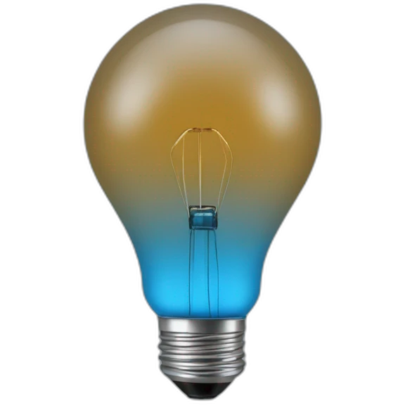 create me a blue lihtbulb icon with this color code 0a8292 emoji