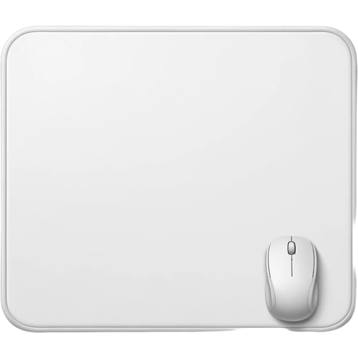 big white mouse pad emoji