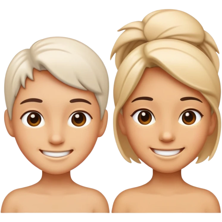 Losing weight before and after  emoji