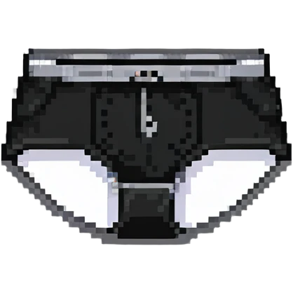pixel art underwear item from video game emoji