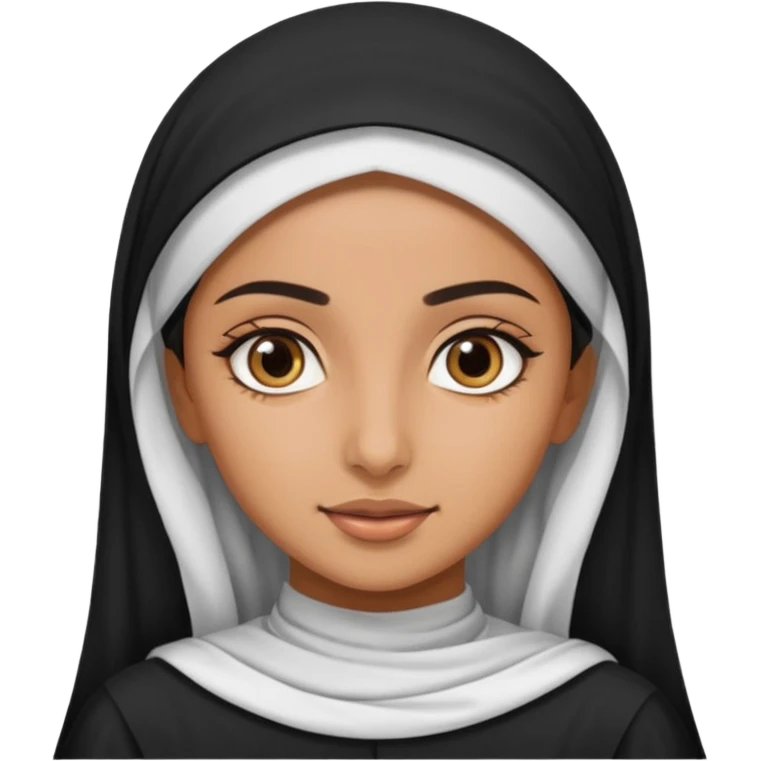 Emirati girl wearning taly emoji