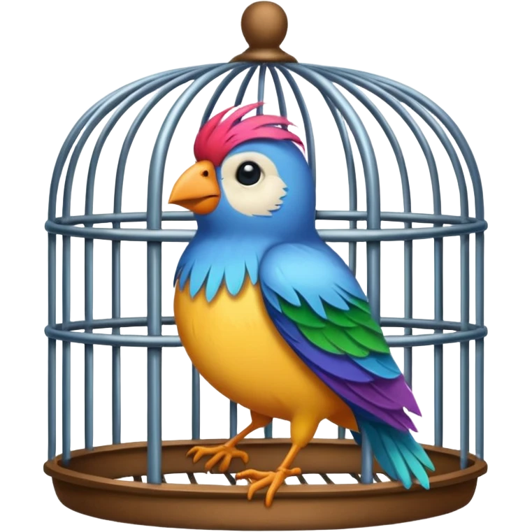 bird in cage emoji
