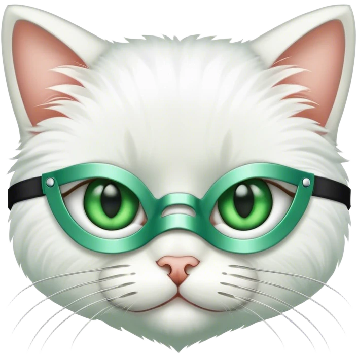 Cat in ill mask emoji