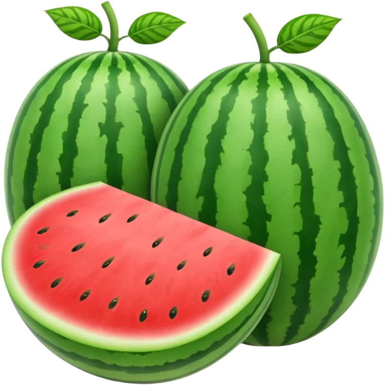 Double Watermelon joined together emoji