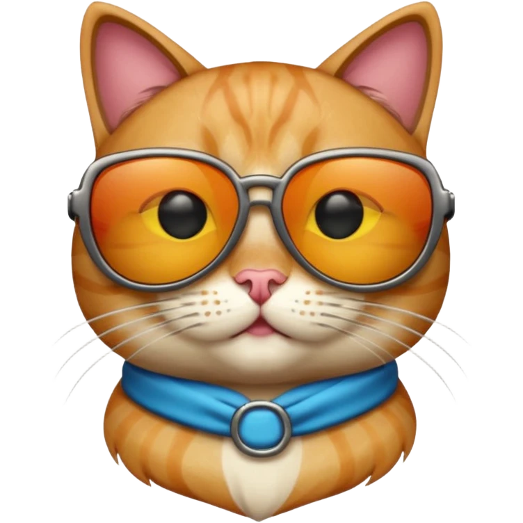 Cat wearing sunglasses emoji