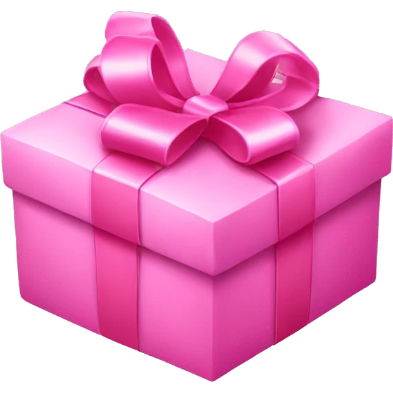pink birthday present  emoji