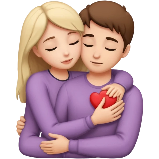 intimate moment between lovers emoji
