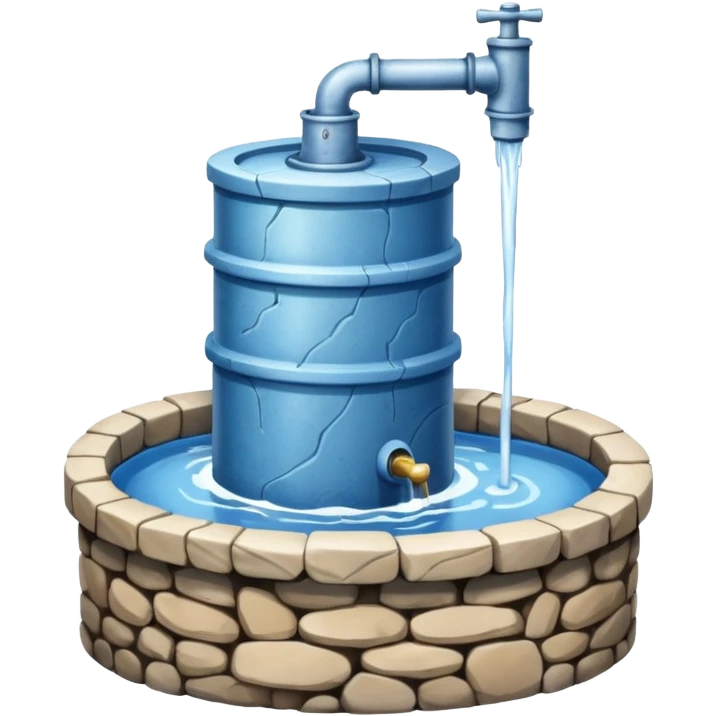 a water well - simple, no roof, no flowing water emoji