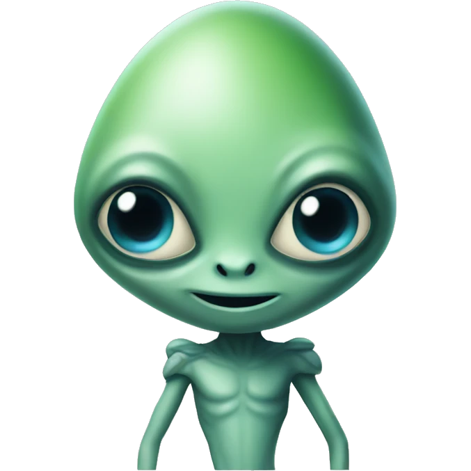 a fairytale alien emoji