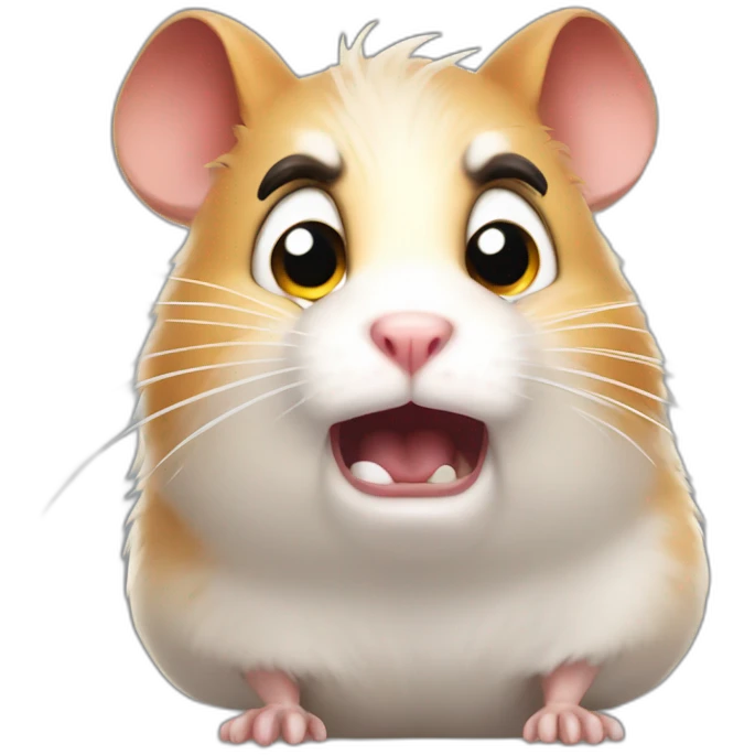 very angry hamster emoji