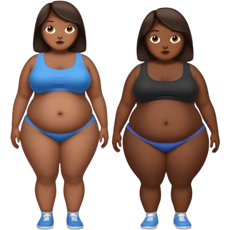 600 pound ssbbw. Full body. Dark Brown hair, belly fully shown emoji