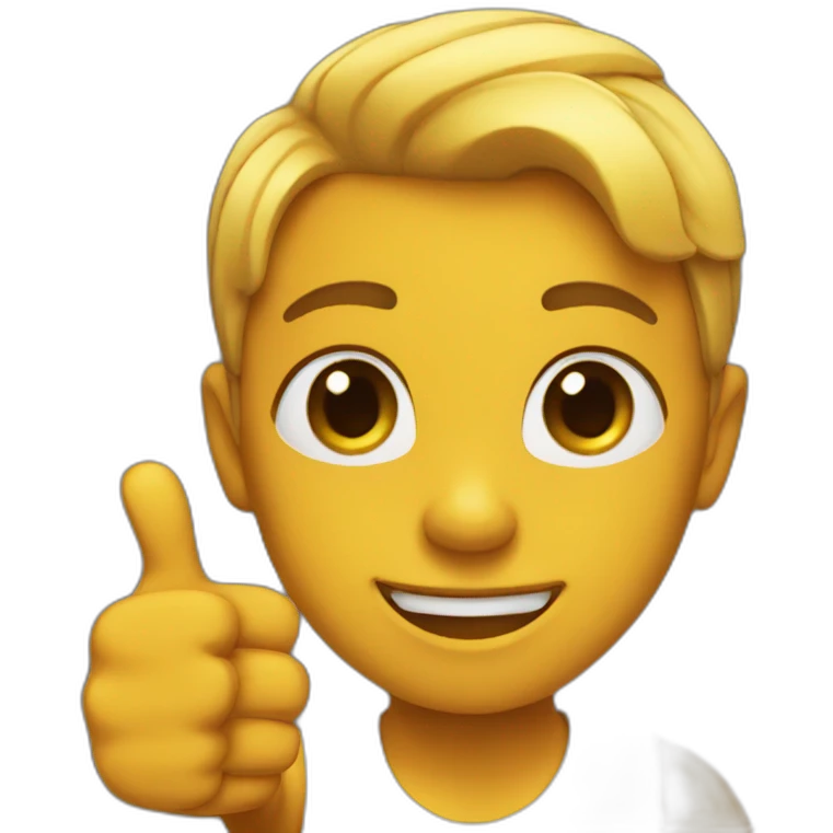 Amber shows thumbs up emoji