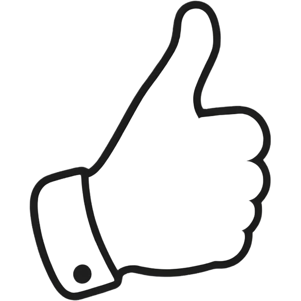 thumbsupusing  lines emoji