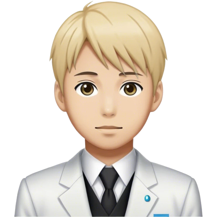 شخصية كوروكو وهو لابس زي رسمي emoji
