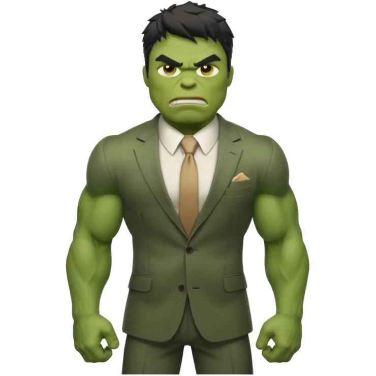Hulk on shuit emoji