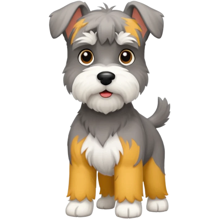 schnauzerwhite mini schnauzer emoji
