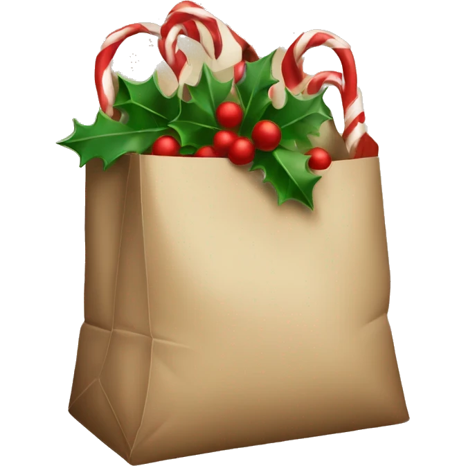 Christmas bag emoji