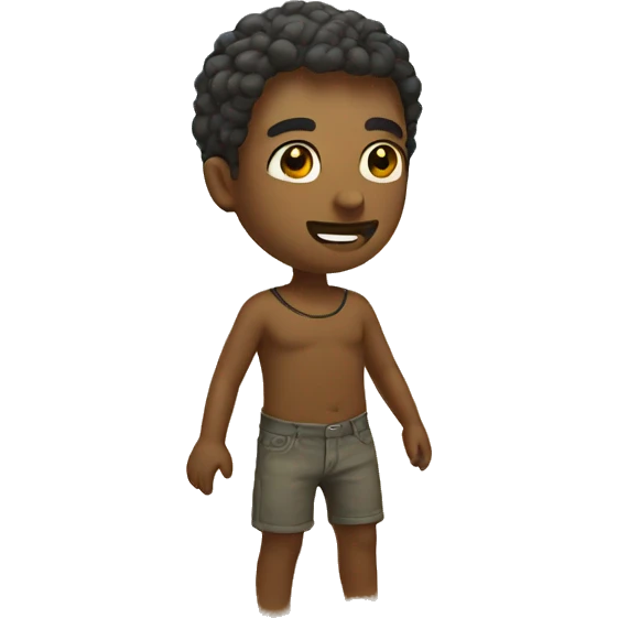 En la playa emoji