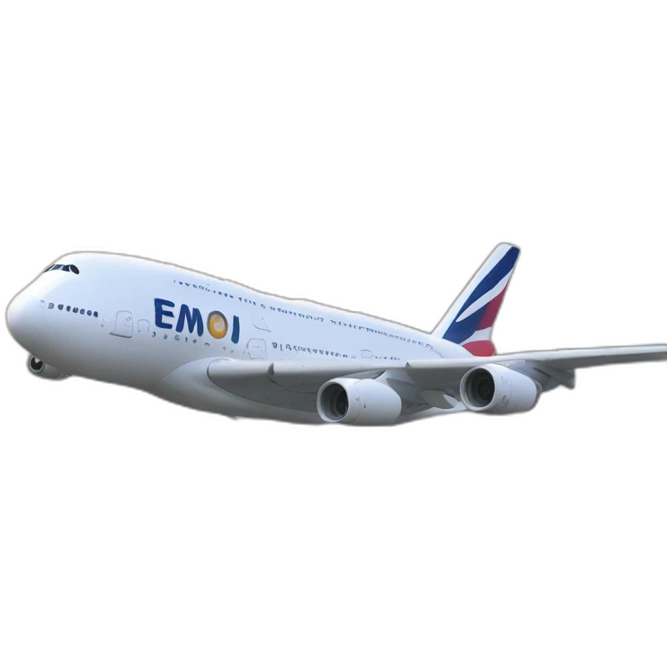 a380 plane fly by paris emoji