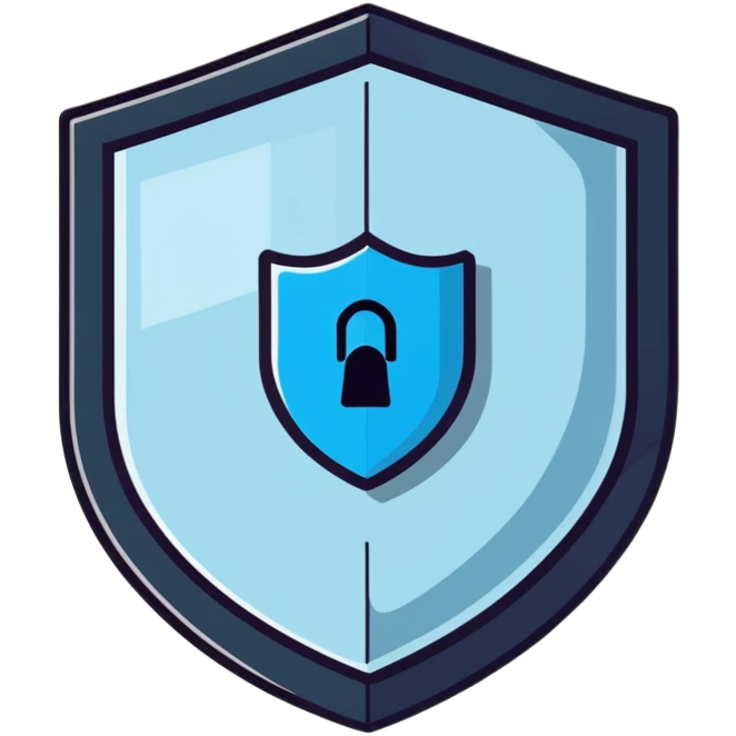 Password manager document with shield emoji