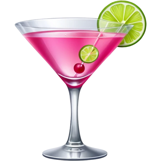 cosmopolitan pink cocktail emoji