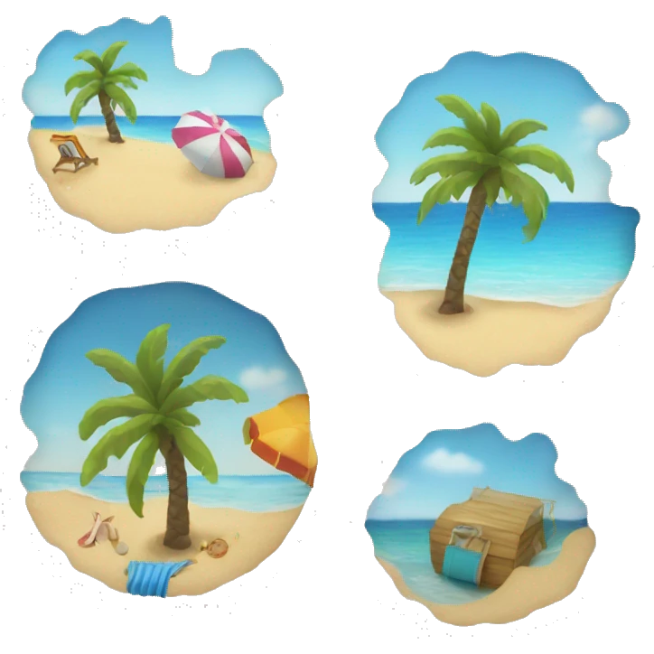 Beach emoji