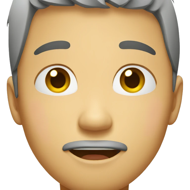 Asian teary expression emoji
