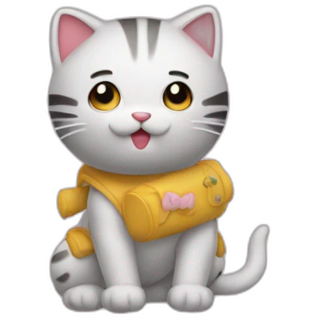 Hello kity emoji