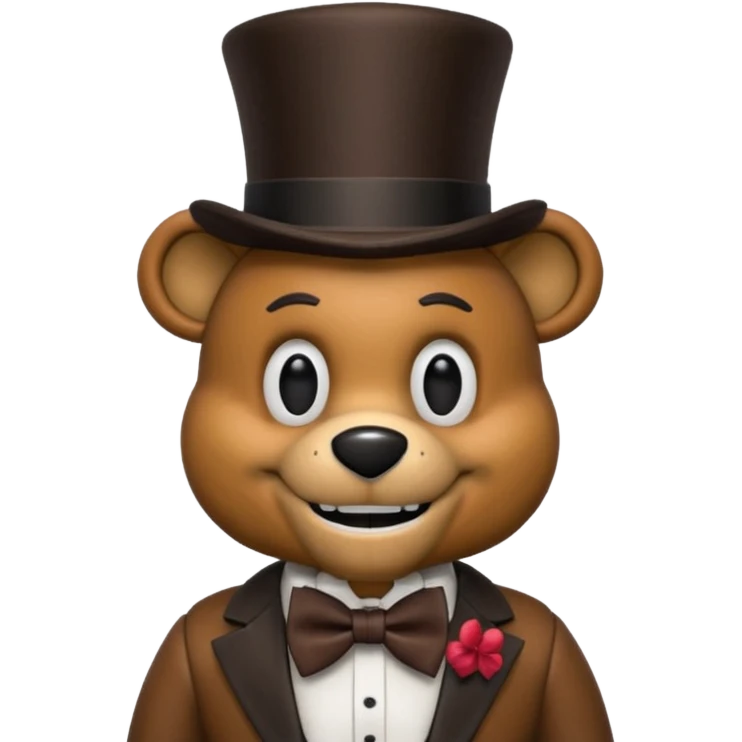 Make Freddy from fnaf emoji