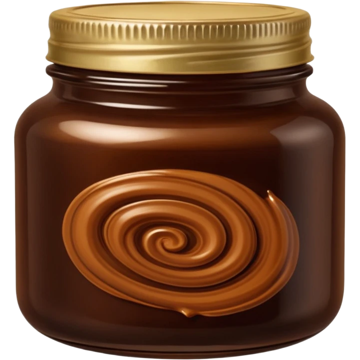 open jar or shallow tin containing thick, glossy dark brown to black paste with smooth slightly swirled surface, dense oily texture with subtle amber highlights, no spatula, no bubbles, no extras, just open container and visible soap, soft lighting, subtle shadows, emoji scale emoji